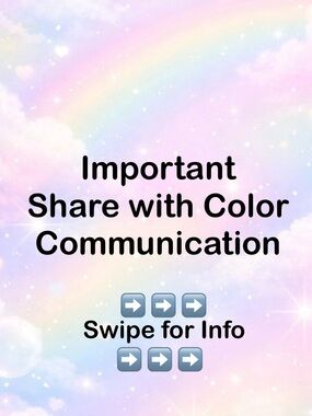 Vote Result: 10 Shares! 🌈 Share with Color ❗️Important Communication❗️